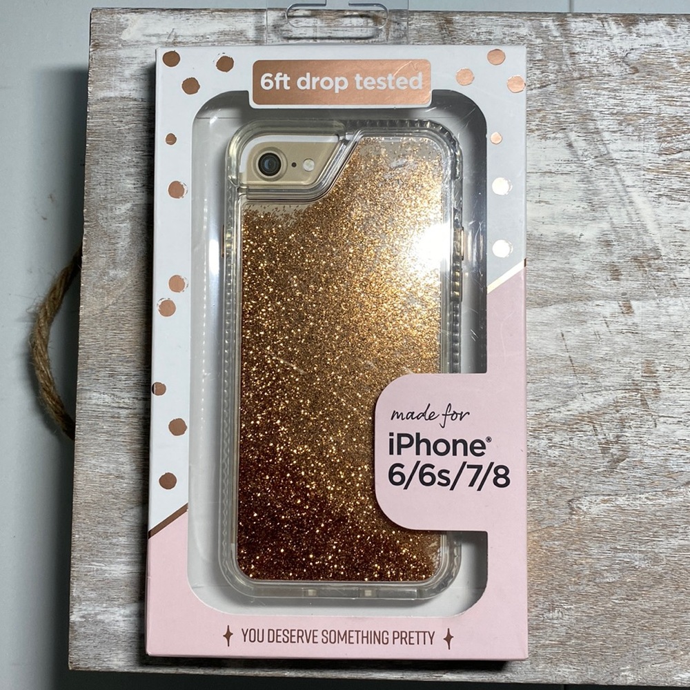Rose Gold Glitter Case for iPhone 6/6s/7/8